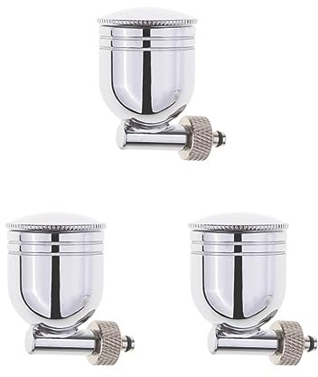 3 Set 7cc Metal Airbrush Color Cup for Double Single Action Gravity Feed Airbrush