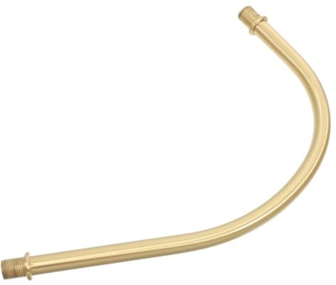 MAGICLULU Lampenfußersatz Aus Kupfer Gebogener Armstangen Für Tischlampen Lampenbausatz Gewinde Ersatzteil Für Beleuchtungskörper Lampenzubehör Für Diy-projekte Lampenrohre Mit Gewinde Für l