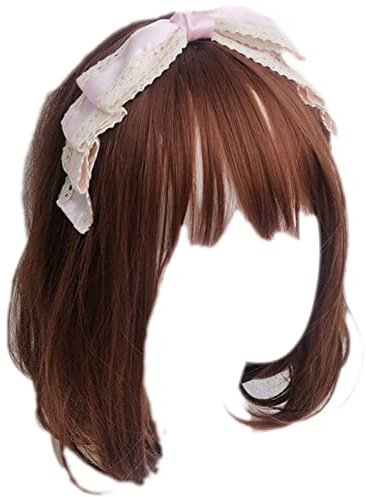 Japanisches Haarband mit Spitze, Schleife, Kopfbedeckung, Haarnadel, Kopfschmuck, Haarschmuck für Freunde, Geburtstag