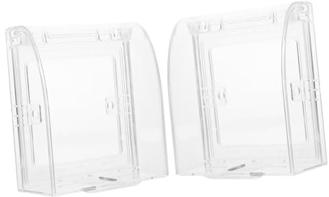 UKCOCO 2stücke Steckdosenabdeckungen Für Steckdosen Kindersicherungen Steckdosenabdeckung Aus Robustem Kunststoff Installieren Schutz Für Junge Mädchen