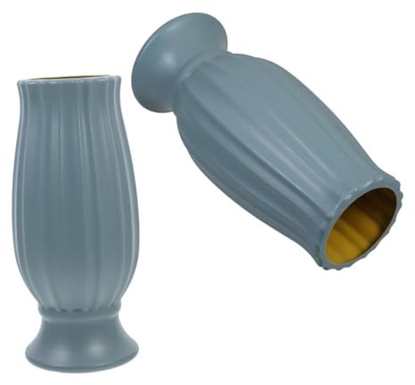 MAGICLULU Jarrones Cementerio Conjunto Artificial Flores Artificiales Decorativo