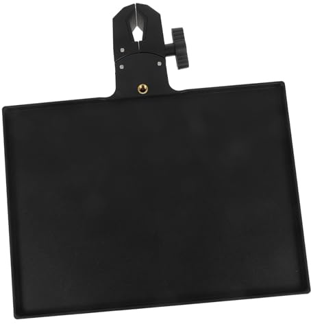 WEKADRIN Beauty Organizer and Nail Table Mobile Station Clamp-on Tall Standing Lamp Tray, Portable Makeup Holder for Nail Salon and Lash Technicians, Black Makeup Storage and Cosmetic Display Rack