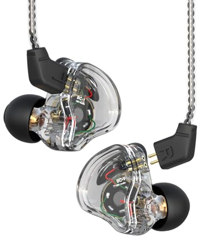 Cuffie Monitor In-ear con Suono Personalizzabile e vestibilità Comoda per Musicisti e Ingegneri Verde Type-C con Microfono (#1)