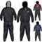AQF Heavy Duty Sauna Sweat Track Suit Weight loss Slimming Boxing Gym Belt Fat (M)