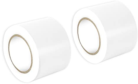 Maveek 2 Rolls Electrical Tape 50mm*15m Silicone Waterproof Repair Insulation Tape White