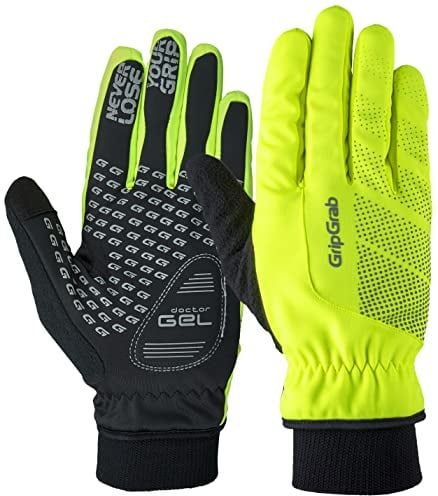 GripGrab Ride Winter Fahrradhandschuhe Winddichte Gefütterte Winterhandschuhe Fahrrad Thermo Radsporthandschuhe Lang