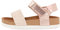 GIOSEPPO MOERS Peeptoe Sandalen, Gold Cobre 000, 38 EU