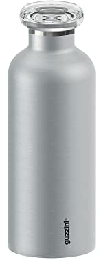 Guzzini - On The Go, ENERGY Bouteille de voyage thermique - Argent, Ø 7,3 x h21,2cm | 500 cc - 11670063