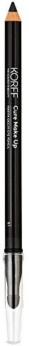 Korff Crayon Yeux Cure Make Up Doux avec Désodorisant pour Infinite Dégradée, Couvre Moyenne, Soin Défini et Intense, 01 Noir
