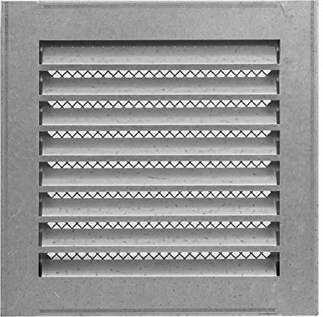 200x200mm Griglia di Ventilazione Industriale Acciaio Zincato - Griglia di Aerazione Metallica con Zanzariera