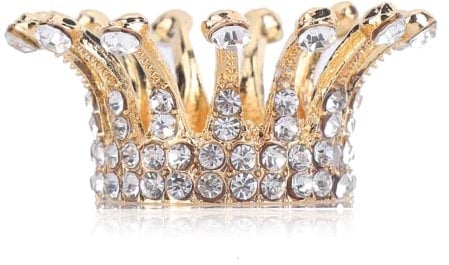 Nail Art Pen Holder, Nail Art Pen Holder for Nail Brush, Exquisite Gold Plated Pearl Crown Typed Pen Displayer Stand (Type3)