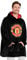 Manchester United F.C. Oversized Hoodie Blanket For Men, Man U Football Gifts (Black)