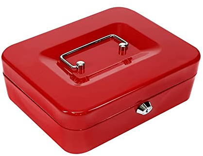 kippen 10033R3 Geldkassette Rot, Maße: 250 x 180 x 90 mm
