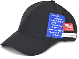 FILA Unisex TAMPERE Baseballkappe,Black Beauty,Einheitsgröße