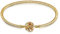 GNOCE Lebensbaum Armband aus 925 Sterling Silber 18K vergoldet mit bunten Steinen eingelegt Baum des Lebens Schmuck Freundschaft Geschenk mit Geschenkbox (Gelb Gold, 22)