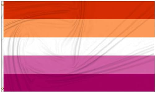 GAKA FAVOR 3 x 5 Fuß Lesbian Flag, Lesbian Pride Festival Flag (1 Stück)