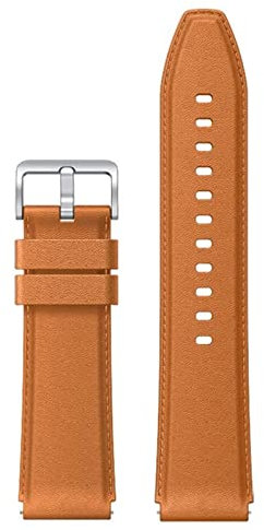 Xiaomi Watch S1 Strap (Leather) Brown, Cinturino in Pelle, Compatibile con Watch S1, Marrone, Versione Italiana