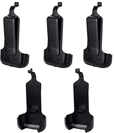 abcGoodefg Walkie Talkie Belt Clip for Retevis RT22 RT622 RT22S Zastone X6 LT-316/TD-M8/ZS-B1/NK-U1 R1 Two Way Radios (5 pcs)