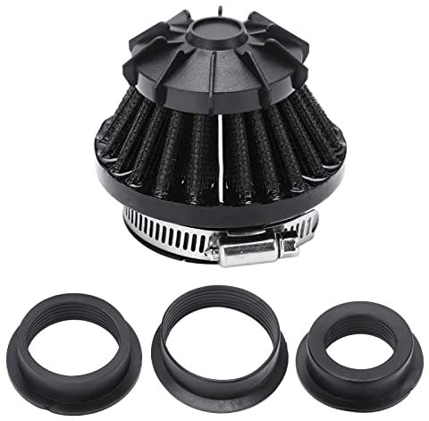 Filtro Aria 4 in 1 35mm 42mm 48mm 50mm Diametro Interno Filtro Aspirazione Aria per Pit Bike Mini Bike Sport Utility Vehicle per Motore GY6 per TTR per SSR (Nero)