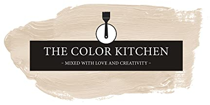 THE COLOR KITCHEN helle Wandfarbe - Malerfarbe für Wohnzimmer und Schlafzimmer - matte Innenfarbe in Creme - 2,5l Deckfarbe in TCK6019