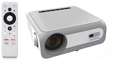 Sail Meta C1 Projektor Full HD 1080p, 700 ANSI 5G WiFi, Android TV 11, Sprachsteuerung, Trapezkorrektur, unterstützt Bildschirmspiegelung via Chromecast und Bluetooth 5.0