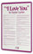 Metall-Blechschild I Love You in Musics, Taylor Lyrics, Geschenk, Raumdekoration, ästhetisches Musikalbum, Taylor, Wandkunst, 20,3 x 30,5 cm