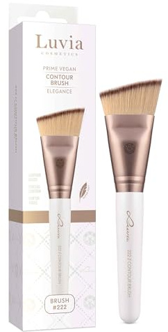 Professioneller Make-up Pinsel Luvia, Contour Schminkpinsel, angeschrägter Pinsel, veganer Kosmetikpinsel, 222 // Contour Brush - Elegance