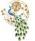Große Metall Wanduhren Decor Große Pfau-Wanduhr, Metallkunst, Dekoration, Wanduhren, leise, nicht tickende digitale Wanduhr for Zuhause, Wohnzimmer, Büro Europäische Große Uhr ( Size : 93cm*65cm )