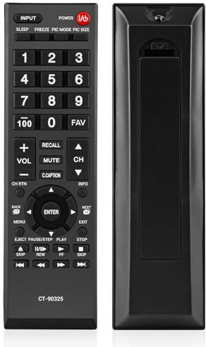 New CT-90325 TV Remote Controller, Replacement TV Remote Compatible with Toshiba 32C100U2 32C100UM 32C110U 32DT1 46G310U