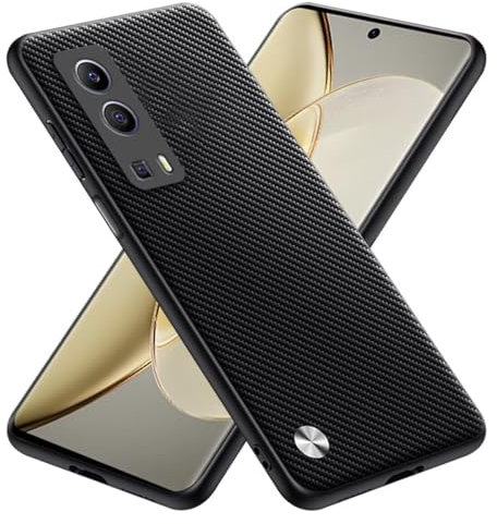 RankOne Coque Compatible avec Vivo Y52 5G / Vivo Y72 5G (6.58), Etui en Silicone Housse - Kevlar