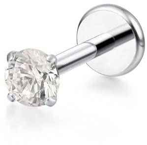 limerencia 18G Titan Lippenpiercing, Medizinische Tragus Piercing Hypoallergen Helix Piercing ohr, Labret Stecker mit 6mm 8mm 10mm Stäbe für Bauchnabel Zunge Augenbraue Lippe Septum Nase