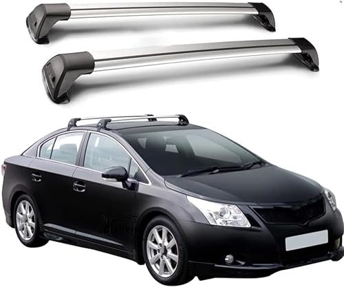 Auto Dachträger für Toyota Avensis Estate T27 2009 2010 2011 2012 2013 2014-2019, Dachträger Querträger Camping Transport DachbüGel Gepäckträger Zubehör