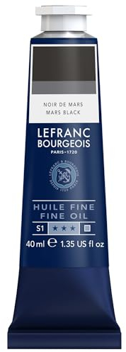 Lefranc Bourgeois Huile Fine Tube 40ml Noir De Mars