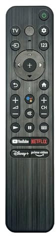 NPTWARCOT RMF-TX800U Replacement Voice Remote Compatible with Sony Bravia 4K 8K Mic Function Smart HD TV X72K X73K X80K X81K X90K X90CK X85TK W830K A80K X95K X85K Z9K X90S X94S RMF-TX900U