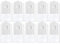 For Samsung Bag Spare Parts Jet Bot+ Jet Bot AI+ Robot Vacuum Cleaner Dirty Bag Replacement Accessories (Color : 10PCS)