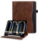 Coque pour iPad Pro 11 Pouces M4 (2024) Tablette Housse de Protection Étui Pencil Holder Support Multi Angles avec Auto Schlaf/Aufwach en Cuir PU Marron