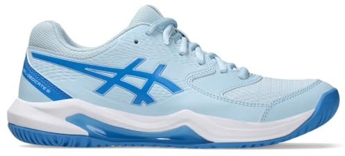ASICS Damen Gel-Dedicate 8 Tennisschuhe, Hellblau/Blaue Küste, 39.5 EU