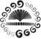 vogem 54 Stück Ohr Dehnstäbe Set 1-10mm/14G-00G Ohr Gauges Expander Set Acryl Tapers und Plugs Acrylic Spiral Tapers Body Piercing Schmuck Set für Frauen und Männer (Schwarz)