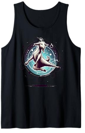 Ziege Yoga Spielzeug Ziege Stofftier Plüsch Ziege Yoga Party Spiel Tank Top