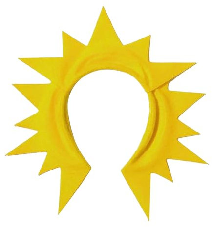 Halloween-Stirnband für Damen, Stoff-Stirnband, Stern, Mond, Sonne, Stirnband, Damen, Mädchen, Kinder, Haarteil, Stoff-Tiara, Halloween, Bühne, Hochzeiten, Cosplay, Kopfbedeckung Sonne