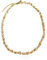 UNSHINEBAR Stacheldraht Kette für Herren und Damen - Streetwear Barbed Wire Goth Kette aus Edelstahl und 18K Gold - Wasserfeste Kette - 5mm Breite Stachel Halskette (Gold)