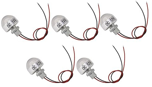 5 Stück LED Stehleuchte DC 12V 1W Mini Einbaustrahler LED Patio Lampe für Schmuckschrank Decke Treppen Landschaft