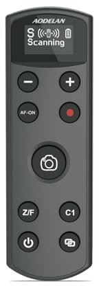 Aodelan - Telecomando wireless per fotocamera Sony, con schermo OLED per ZV-E10, FX3, a6100, a6400, a6600, a7 III, a7R III, DSC-RX100 VII, ZV-1; sostituisce Sony RMT-P1BT