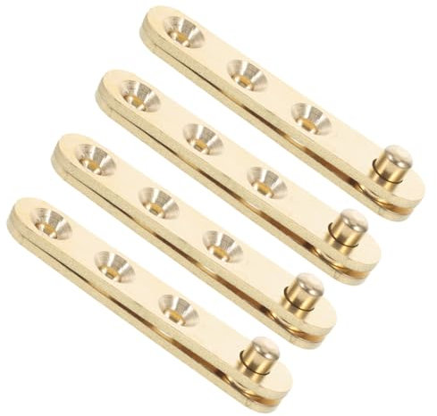 HOLIDYOYO Puertas De Ducha De 8 Piezas Bisagras Muebles Bisagras De Pivote Puertas Pivote Bisagra Puerta Pivote Bisagra De Cobre Muebles Hardware Hardware Giratorio Puerta De Ocultación