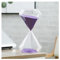 BDSHGRDH minuteur de Sable， 15 Minutes Sand Glass Sandglass Hourglass Timer Creative Romantic Colorful Fashion Diamond Shape Glass(Purple)