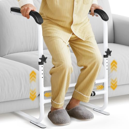 Aufstehhilfe Sofa, Aufstehhilfe Senioren mit 6 Verstellbarer Höhe und Breite, Robuste Konstruktion, Aufstehhilfe Sessel für ältere Menschen, für Stühle Sofa Couch, Belastbar bis 204 kg (450 lbs)