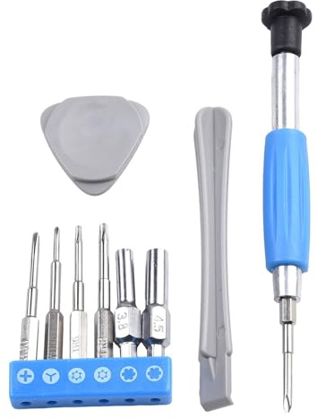 10-teiliges Schraubendreher-Reparaturwerkzeug-Set, kompatibel mit Nintendo Switch, 3DS, Wii, für DS Lite, NES, SNES, Xbox, PS3, Telefone, stabile Metall-Bits
