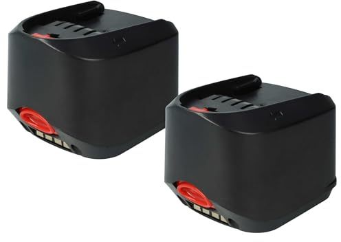 vhbw 2X Akku kompatibel mit Bosch UniversalVac 18 Werkzeug, Akku-Gartengerät (5000 mAh, Li-Ion, 18 V)