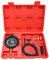 FreeTec Unterdruck Manometer, 10 PSI 70 mmHg Vakuum Manometer Vakuummeter Vakuumtester kfz, Unterdruck Manometer Vergaser Unterdruck Messgerät Unterdruckmanometer für Vergaser Auto (Rot)