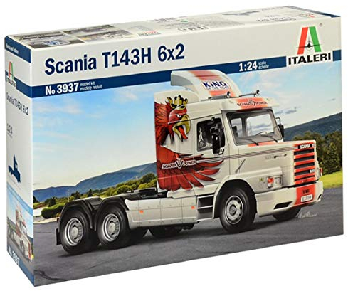 ITALERI 3937S - 1:24 Scania T143H 6x2 , Modellbau, Bausatz, Standmodellbau, Basteln, Hobby, Kleben, Plastikbausatz, detailgetreu